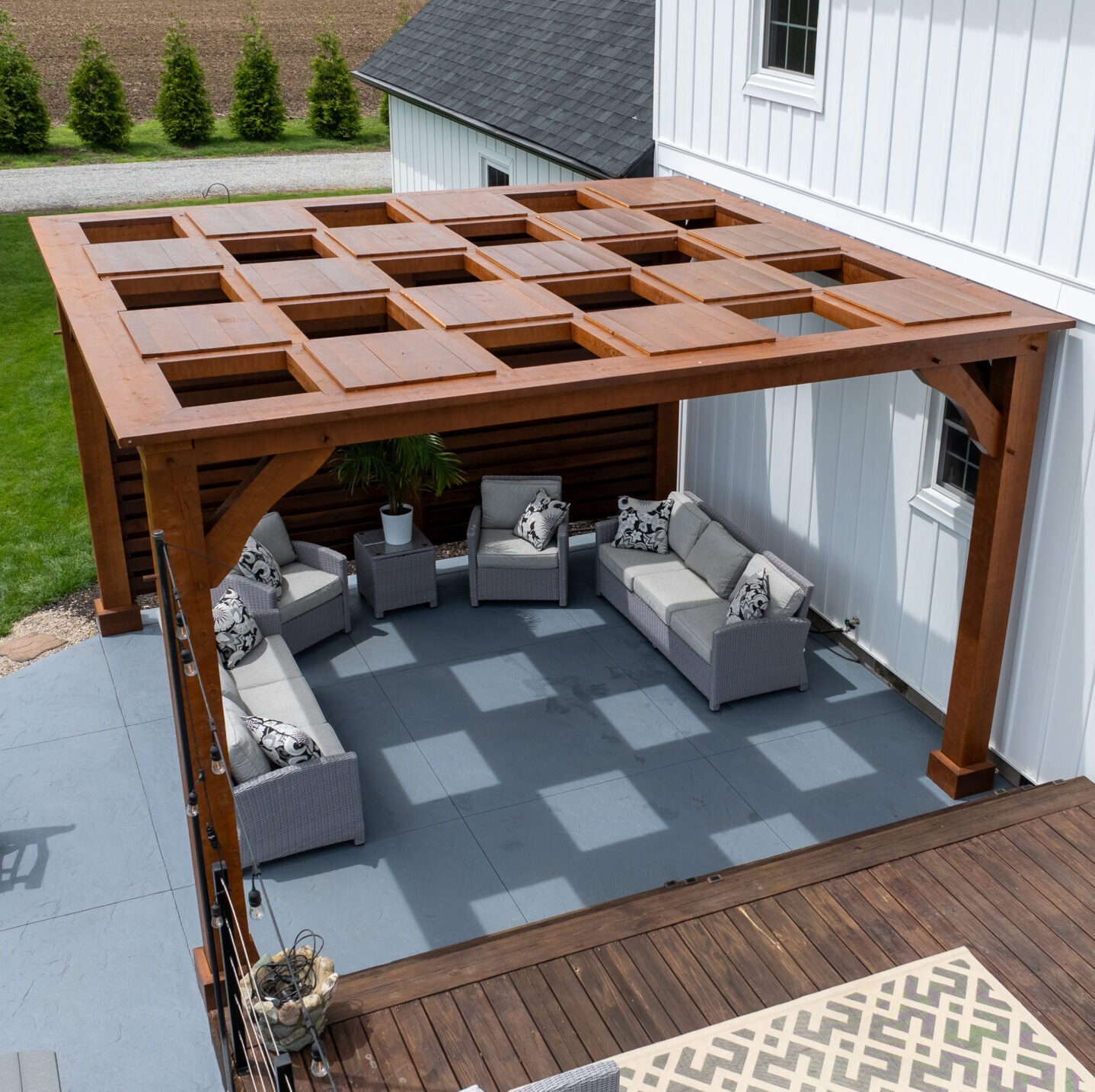 Custom Timber Pergola for Outdoor Living | Timberscape Oasis